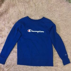 Blue champion sweatshirt